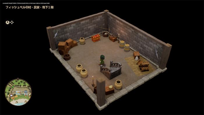フィッシュベルの村、宝箱がある民家 - ドラクエ7 リイマジンド 攻略
