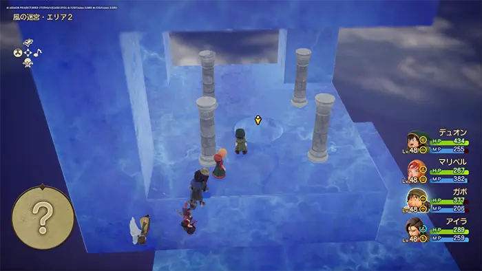 風の迷宮、エリア2 - ドラクエ7リイマジンド攻略 - ゲームディープ