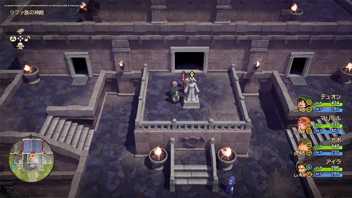 リファ族の神殿、精霊の像に風のローブをまとわせる - ドラクエ7リイマジンド攻略 - ゲームディープ